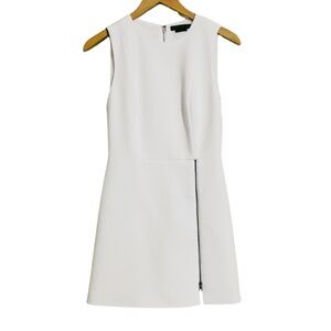 Alice + Olivia Classic classics mini dress. Cream. Size 2. Gently worn.